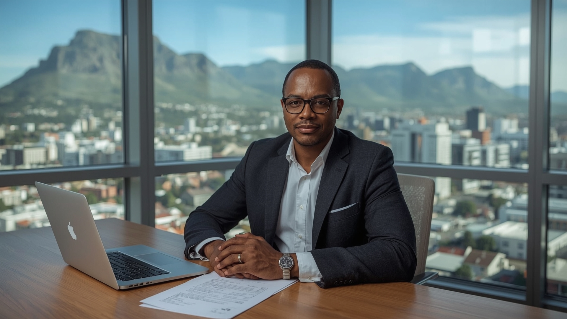 Professional accountant working